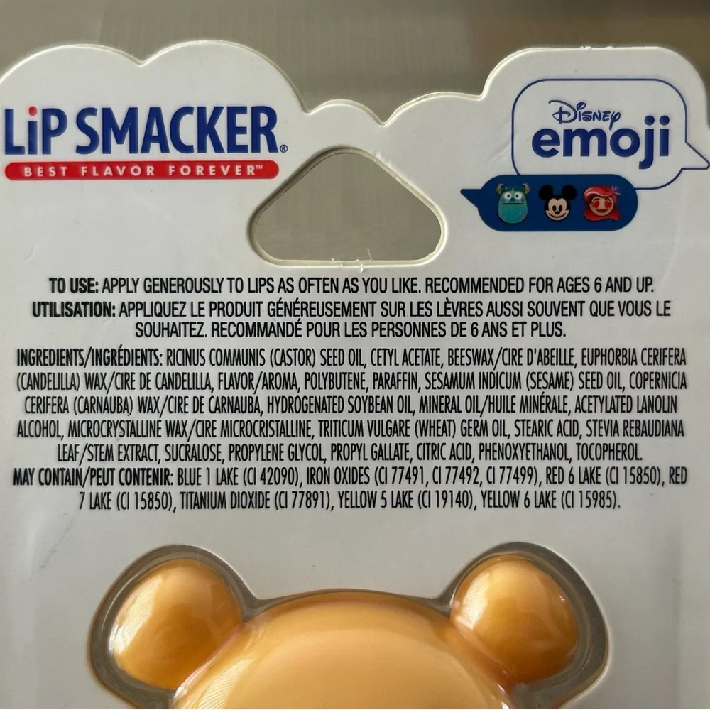 Lip Smacker Disney Emoji lip balm Winnie the Pooh The flavor Bear-y sweet NIB